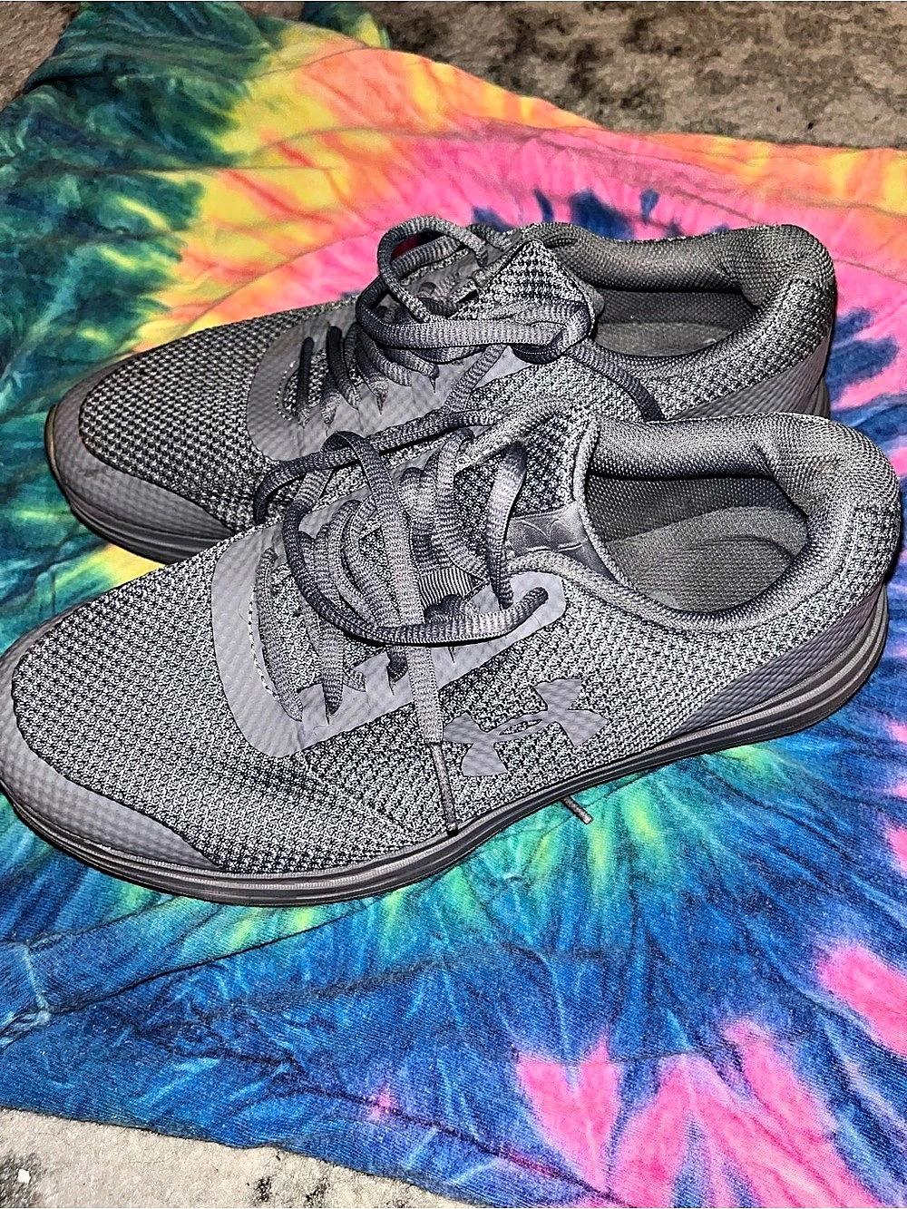 Under Armour Charged Pursuit 3 Gray Athletic Shoes Women's US 7